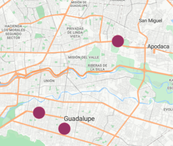 GPE Mapa Zona Centro