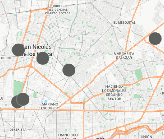 SAN NICOLAS Mapa Zona Centro